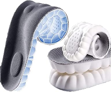 Cloudstride 4d Insoles,4D Constant Temperature Comfort Starter U-Shape Insoles,Metatarsal Orthotic Insoles Arch Supports Inserts for Metatarsalgia,Plantar Fasciitis Relief. (39-40, Grey)