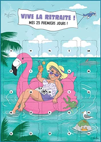 Calendario posterior a la retirada para mujer - 25 días humorísticos después de la jubilación de una colega - Español