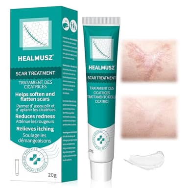 20g Crema Cicatrizante,Gel para Cicatriz,Crema Reparadora de Cicatrices,crema Cuidado de cicatrices,Adecuado cuidado para cicatrices nuevas y antiguas,mejora la Aspecto de la pie