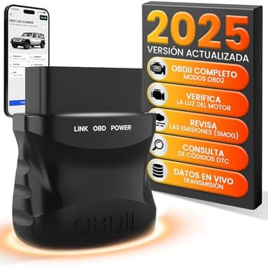 V1RAGE - Obd2 Diagnosis Coche Multimarca - Maquina Diagnosis Coche de Fallos y Errores - Obd2 Diagnosis Bluetooth 4.0 para iOS, Android y Windows - Inalambrico Mini Diagnostico Automotriz Scanner.