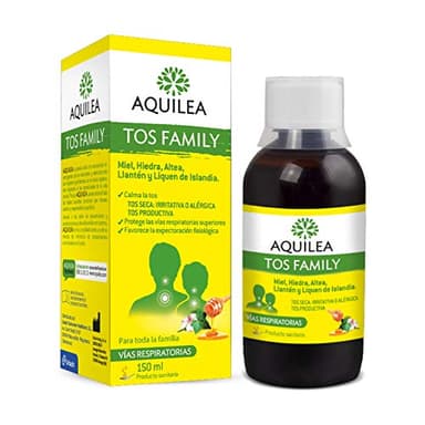 AQUILEA Tos Family 150 ml - Jarabe con Miel Indicado para Calmar la Tos de toda la Familia de forma Natural - Tos Seca y Productiva