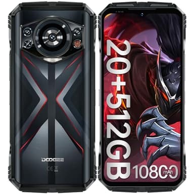 DOOGEE S118 Móvil Resistente 2024, 20GB + 512GB Telefono Movil Antigolpes MTK G99 Android 14, 10800mAh/33W, 6.58” FHD+120Hz, 50MP+12MP Nocturna Movil Irrompible Todoterreno IP68/ IP69K/4G Dual SIM/NFC