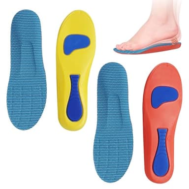 HASAIKA® Plantillas Soporte De Arco Cómodo, Plantillas fascitis plantar, 2 pares Plantillas ortopédicas, Plantillas Ortopédicas para Alivio de Dolor en los Pies (39-40)