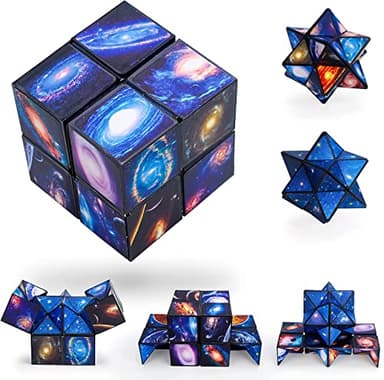 Boys Toys Age 7 8 9 10, Kids Educational Fidget Toy Gifts for 5-10 Year Old Boy Girls Birthday Presents Sensory Toys for Autism Infinity Cube Puzzles Games for Kid Girl Age 6-11 Teen Adult Fidget Cube