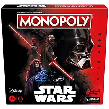 Monopoly: Disney Star Wars - Juego de Mesa para familias, Juego para niños, Regalo de Star Wars (versión Inglesa)