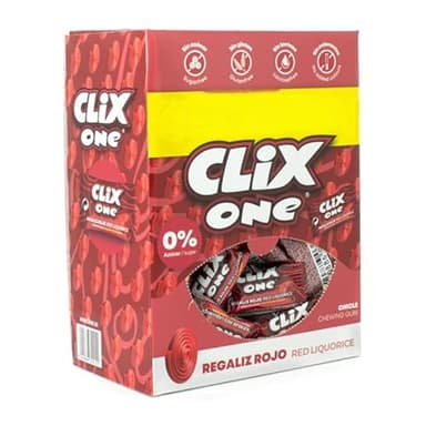 Estuche 150 Chicles Sin Azúcar – Sabor Menta, Fresa, Hierbabuena o Regaliz Rojo | Sin Gluten | Formato Ahorro Ideal para Oficina o Bolsillo (150U, Regaliz Rojo)