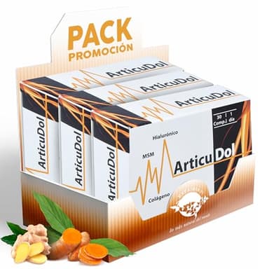 Espadiet Articudol PACK3 - Con Colágeno, Calcio, Glucosamina, Condroitina, MSM, Harpagofito, Ácido Hialurónico, Jengibre, Cúcuma y Vitamina D - Articulaciones fuertes y sanas - 3x30 comprimidos