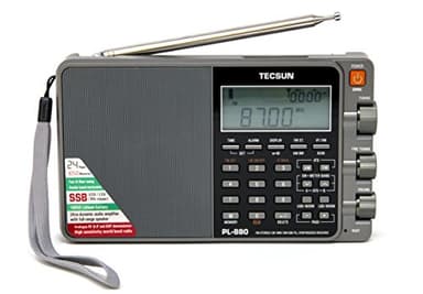 Tecsun PL-880 Receptor radio multibanda con AM, FM estéreo, SW, LW y SSB