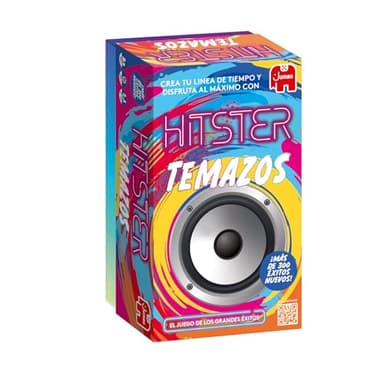 Hitster Temazos, Juego de Mesa Adultos y diviertido, Juego de Mesa Musical, a Partir de 16 años, de 2 a 10 Jugadores, App Gratuita, para Fiestas, Español (ES)