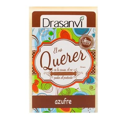 Drasanvi Jabón de Azufre 100g para Acné y Piel Grasa | Acción Antiséptica y Seborreguladora | Reduce Puntos Negros y Exceso de Sebo