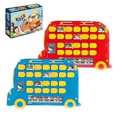 MARCOFOTO AMATOYS - Adivina Quien Soy - Juego de Mesa Infantil - Juego Quien Soy Yo - Quien Es Quien - Juego Educativo de Adivinanza Portatil para Ninos y Familias