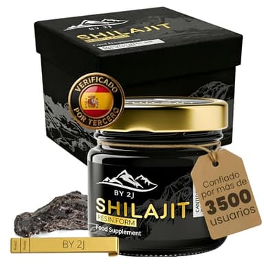 Shilajit Resina Pura Himalaya, Alta Concentración, Suplemento Natural, Energía, Vitalidad, Testosterona, Hombre, Detox, Adaptógeno, Premium, Biohacking, Mental Clarity, Sin Aditivos, Rendimiento