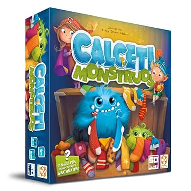 SD GAMES CALCETIMONSTRUOS - Juego de Mesa Infantil para Mayores 6 Años, Juego de Habilidad 1 a 4 Jugadores