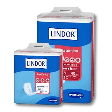 LINDOR ANATOMICO NOCHE 80 UDS