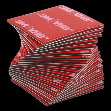 20 Piezas Cinta Doble Cara Extrafuerte, Doble Cinta Cara Extra Fuerte,extra fuerte, impermeable, para casa, oficina,30mmx30mm