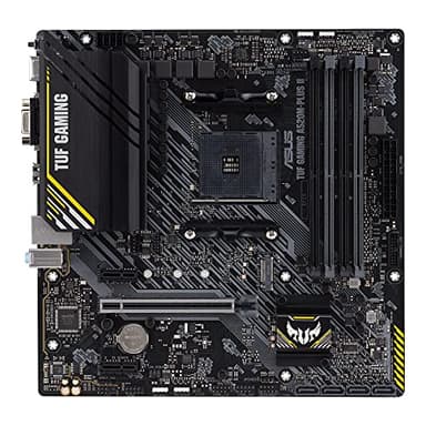 ASUS TUF Gaming A520M-PLUS II - Placa Base de Gaming Micro-ATX (AMD A520 Ryzen AM4 con Soporte M.2, Puertos USB 3.2 Gen. 1, SATA 6 Gbps y Conectores Aura direccionables de 2.Gen)