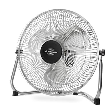 Orbegozo PW 1230, Ventilador industrial power fan, inclinación regulable, 45 W, aspas metálicas de 30 cm, asa de Transporte, Rejilla de Seguridad, 3 velocidades