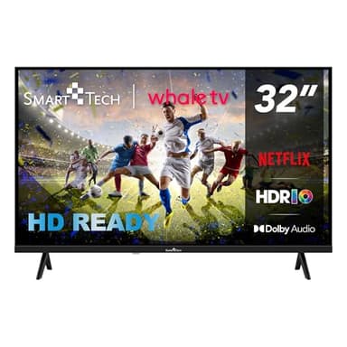TV LED Smart Tech 32” HD Smart TV con Whale OS, 4 HDMI, 60 Hz – Modelo 32HH01K
