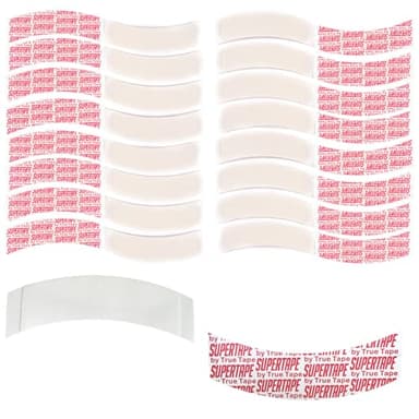 72 Piezas Cinta Adhesiva Peluca,Cinta de Doble Cara para Pelucas Invisible Impermeable,Cinta de Peluca Delantera de Encaje Cinta de Pegar Pelucas para Extensiones de Cabello y Trama del Cabello