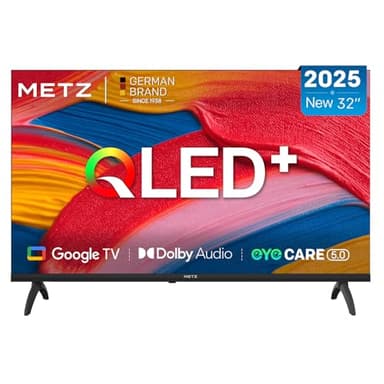 Metz TV 32 Pulgadas Smart TV, 32MQF7000Z, QLED, Smart TV 32 Pulgadas, HDR10, Dolby Audio, Bluetooth 5.1, Negro (DVB-T/T2/S/S2/C ATV, Ci+) 2025