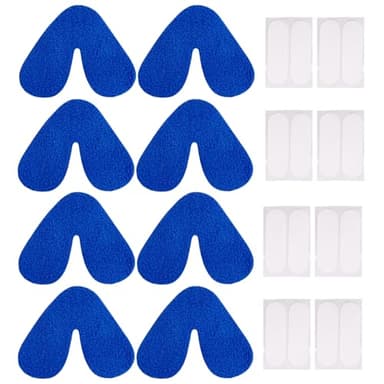 Cojinetes Nasales para Máscaras CPAP, Almohadillas de Protección y Confort Nasal, Accesorios Reutilizables y Lavables para Máquinas CPAP, Compatible con la Mayoría de Máscaras Nasales y Faciales