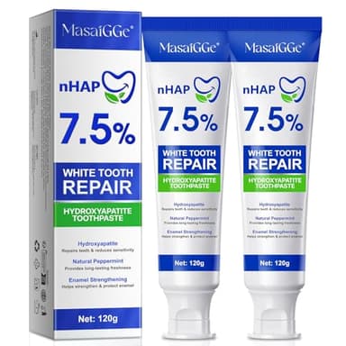 Hidroxiapatita Pasta de Dientes Sin Fluor, Hidroxiapatita pasta Dientes Blanquear Dientes,Hidroxiapatita Pastas de Dientes Antisarro, Hydroxyapatite Pasta de Dientes Blanqueante,Sensitive Professional