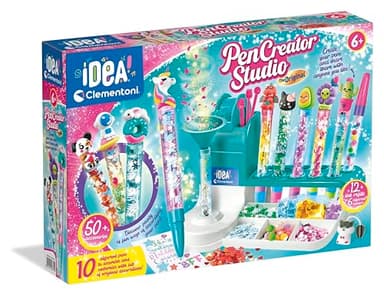 Clementoni - 18779 - Idea - Taller De Los Bolígrafos - Un Set Perfecto Para Hacer Tus Propias Bolígrafos, Juego Creativo, Juego Para Manualidades, Juguete 6 Años
