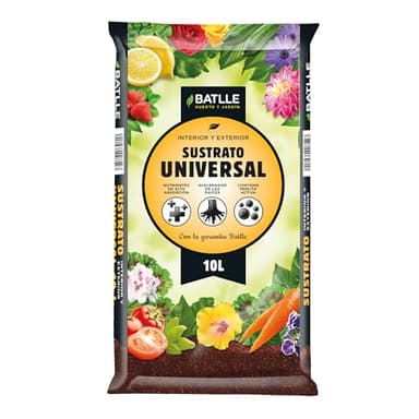 Semillas Batlle Sustrato Universal 10l. - Plantas de interior y exterior