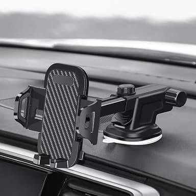 YSSQOVO 2026 Ventosa Potente Soporte Movil Coche para Mercedes Benz Vito (W447) Compact (W447) 2014-2024 2025，Gancho Mejorado con Ventosa antivibración 2 en 1 Rotación 360°