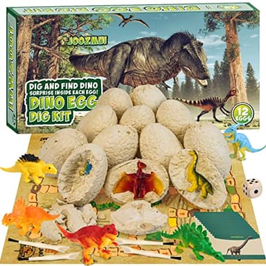 Joozmui Dinosaurios Juguetes 3 4 5 6 7 8 9 10 años, Juguetes Niños 4-10 años Regalo niño 4-10 años Montessori Kit de Exploración para Niños Juguete para Niños