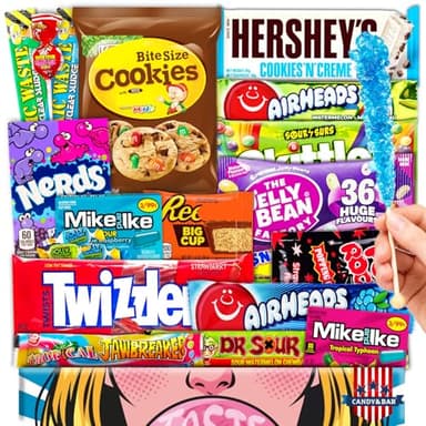 JUMBO USA Original BOX | 21 piezas | American Candy | Importado de Estados Unidos | Snack Box | Caja llena de productos de alta calidad | Cumpleaños | Regalo para el Día de la Madre | Dulces de Pascua