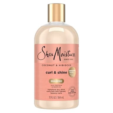 Shea Moisture Curl&Shine, Champú (coco y hibiscus), 13 fl Oz