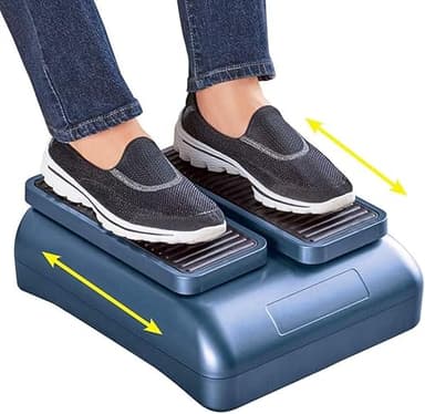 Ejercitador pasivo de piernas para fisioterapia, aumenta la actividad de los pies y las piernas, aumenta el flujo sanguíneo mientras estás sentado, ideal para uso doméstico y de oficina