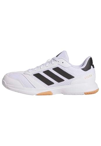 adidas Mujer Ligra 8 Womens Indoor Shoes, Cloud White/Core Black/Cloud White, 36 EU
