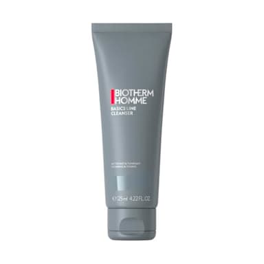 Biotherm Homme, Basics Line Gel Limpiador para Hombre, Efecto Refrescante y Tonificante, Para Uso Diario, Pieles Normales, 125 ml