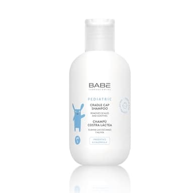 LABORATORIOS BABÉ - Champú Costra Láctea Pediátrico 200 ml | Champú para bebé y Niños | Regula Producción de Sebo y Elimina la Descamación | Champú Farmacia para el Cuero Cabelludo de Bebés y Niños