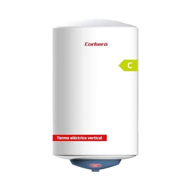 Corberó - Termo Eléctrico CTMBA100 | 100L | Instalación Vertical | Resistencia Blindada | Termostato Regulable | Protección Anticorrosión