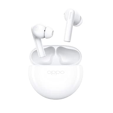 OPPO Enco Buds 2 - Auriculares inalámbricos, Cancelación de ruido, Bluetooth 5.2, Resistencia al agua IP54 - Blanco