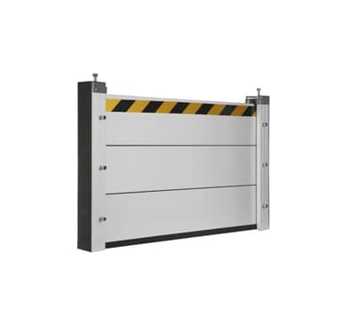Aluminio Barrera contra inundaciones, Barrera anti inundaciones, Protección contra inundaciones de puertas, Puede utilizarse en garajes, fábricas, metros, entradas y salidas de viviendas (90 * 60cm)