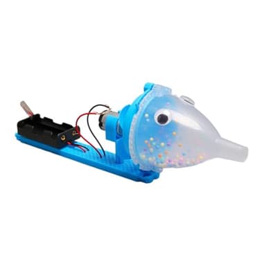 QUILSTM Kit Interactivo de Modelo de aspiradora DIY, Divertido Juguete Educativo para estimular la Creatividad y la curiosidad, aspas Ventilador, Rompecabezas Creativo Hecho a