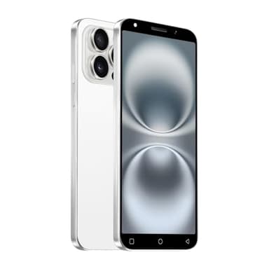 HyRich 4G Teléfono Móviles, Pantalla HD de 5.0 Pulgadas,Android 10.0, 2 GB+16 GB/TF-SD 128 GB, batería Grande de 3500mAh, cámaras Dobles, Tarjetas SIM Dobles, 4G, GPS, WiFi (Hy16P-White)