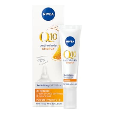 Nivea Q10 Energy Fresh Look Crema de Ojos con Vitaminas, 15ml