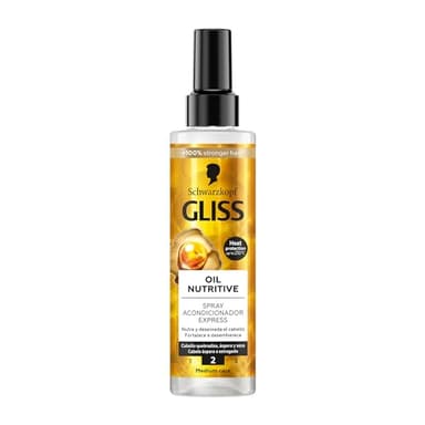 Schwarzkopf Gliss Oil Nutritive Spray Conditioner Express Repair 200Ml