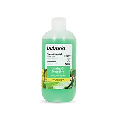 Babaria - Champú Hidratante Y Nutritive | Champu Hombre Y Mujer 500ml | Champu Sin Sulfatos Ni Parabenos Con Aloe Vera | Regula El Ph