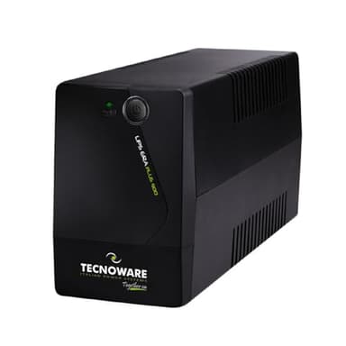 Tecnoware Power Systems UPS 900VA para PC/Modem, NO Gaming/Consola, SAI ERA PLUS, 2 Schuko, protege de apagones y picos de tensión PC, módem, videovigilancia, TPV, NAS, POS