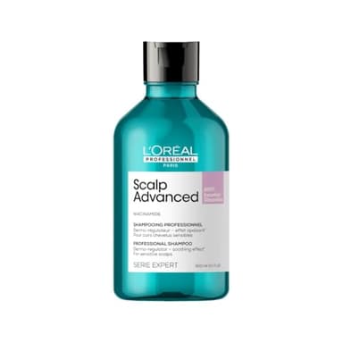 L’Oréal Professionnel, Champú Anti Malestar Enriquecido con Activos Dermatológicos para Cuero Cabelludo Sensible, Scalp Advanced, 300 ml