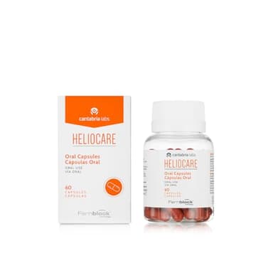 Cantabria Labs - Heliocare Advanced Cápsulas - 60 Cápsulas - Protección Solar Oral - Mejora el Bronceado - Sin Gluten