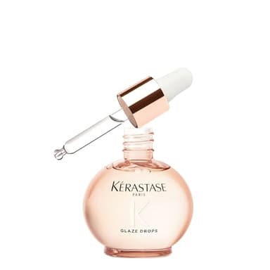 Kérastase Gloss Absolu Glaze Drops, Aceite Capilar Anti-frizz Potenciador del Brillo, con Aceite de Rosa Silvestre, el Ingrediente del Amor Definitivo, 45ml