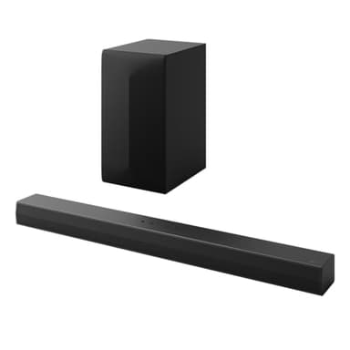 LG S60T - Barra de Sonido Inteligente, 340W, 3.1 Canales, Sonido Envolvente Dolby Digital y DTS, Amplia Conectividad, HDMI, Bluetooth, USB, Entrada Óptica, Negro