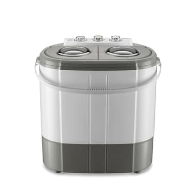 Wiltec Lavadora de camping portátil de doble tina 230 W 3 kg lavado y 2 kg centrifugado con temporizador mini lavadora compacta para camping, pisos pequeños, cubeta doble para lavado y centrifugado